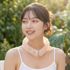 GRS 와이드 아이스 넥쿨러, 1개, 베이지