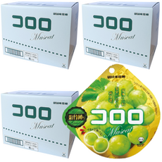 UHA 코로로젤리 머스캣 청포도, 48g, 18개