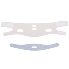 法令紋睡眠專用 V臉拉提彈力帶, 1個, 灰色