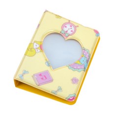 사진첩 폴라로이드 포토카드 3인치앨범, 패턴(핑크)