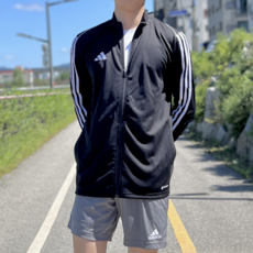 아디다스 TRTJ 블랙 저지 츄리닝 삼선 트레이닝 운동 긴팔 자켓 기능성 남성 여성