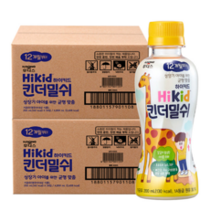 후디스 하이키드 킨더밀쉬 24개 x 24개, 2박스, 200ml