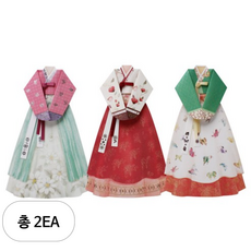 솜씨카드 퓨전 한복카드 3종 세트, 혼합 색상, 2세트