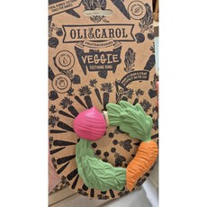 (백화점 포장 교환권) 압소바 올리앤캐롤 치발기 선물포장 + 쇼핑백