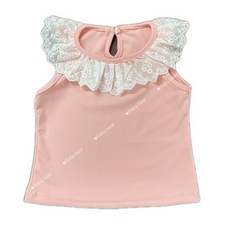 BabyBear 女童花邊背心 兒童無袖上衣 輕薄柔軟甜美內搭上衣