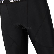 ZETT BPK-50 5부 파워 스판팬츠 블랙 축구바지 이너바지