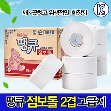땡큐 점보롤 2겹 고급지 16입 1박스, 150m, 16롤, 1팩