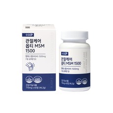 옵티 관절 MSM 영양제 연골 케어 식이유황 1500mg, 1세트, 60정