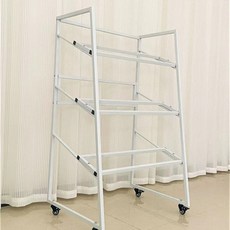 斜款鐵藝花架擺攤花架可折疊多層賣花擺攤展示架塑料鮮花花桶架子花架 置物架 層架, 斜款3層118高白色單架子