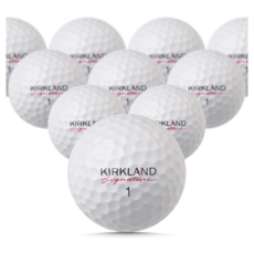 커클랜드 A급 10구 최상급 로스트볼, 화이트, 2개