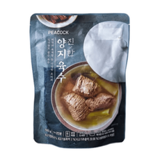 피코크 떡국용 진한 양지육수 1000g x 2개 냉장, 3개, 500g