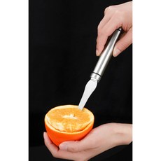 스테인리스 과일 껍질 제거기 오렌지 레몬 키위 주방 도구, 1개