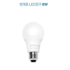조은하나 무드등용 8W 고효율 LED 전구, 주광색