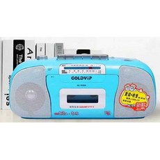 카세트플레이어 더블 카세트 테이프 USB 플레이어 장착된 데크 스테레오 카드 녹음기, 3. 레드 (블루투스)