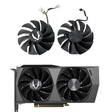 87MM GA92S2U 지포스 RTX3050 트윈 엣지 GPU 팬 ZOTAC RTX 3060 Ti 3050 OC RTX 3060Ti 8GD6 HA 냉각 팬 (2PCS-Fan), 팬 2개