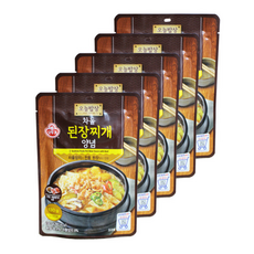 오뚜기 오늘밥상 차돌 된장찌개 양념, 130g, 5개