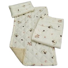 幼稚園兒童睡墊三件組 卡通圖案 柔軟舒適 幼稚園午睡必備, 木馬