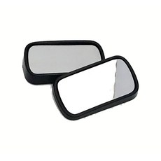 圓夢工廠 迷你安全濃縮小鏡 左右安全視野鏡 小方鏡 凸面鏡 角落鏡, 1套, 通用型