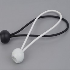 사라마켓 스트레치 코드 15cm 1p 커튼고정끈 커튼묶는끈 방울끈, 화이트, 화이트