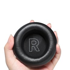 適用BO beoplay H7耳機罩H9耳機套羊皮 海綿套頭戴式耳機配件皮套, 黑色【小羊皮】耳套, 1個