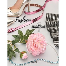 Fashion Sketch Book Paperback, Mr., English, 9781716212932