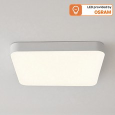 오스람 LED 더 뉴슬림 주백색 방등 조명 플리커프리 60W AS 2년 (설치설명서 포함), 화이트