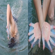 골드미 손가락 물갈퀴2개 수영손물갈퀴, S