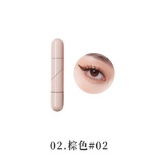 LAVIDA嚴選 眼線印章眼線筆 懶人眼線神器 持久防水 新手快速成型自然大眼, 1個, 棕色 #02