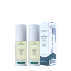 새니닥 토앤솔 풋케어 스프레이 티트리레몬그라스 발냄새제거제 발각질제거제, 2개, 30ml