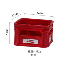 YIChu-創意陶瓷高顏值零食碗客廳家用水果碗咖啡廳小喫籃爆米花薯條碗 XFEX, 紅色, 1個