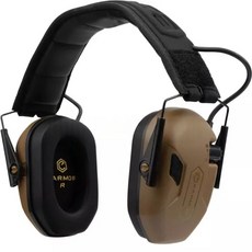 EARMOR M300A 耳罩型戰術耳機 主動降噪 IPX5 防水 AAA 電池, 狼棕, 1個