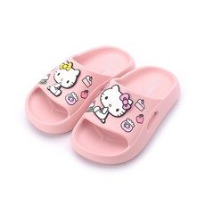 Hello Kitty 甜點胖胖拖鞋 粉色 中大童鞋