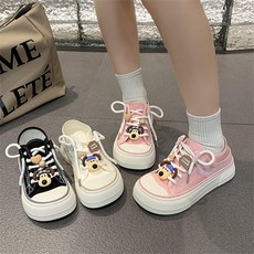 캐릭터장식 통굽 캔버스 스니커즈 데일리 발편한 여성 캐주얼 운동화 FPP052933 27