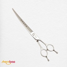 神寶寵物 SHARK TEETH彎剪系列 鯊魚剪刀 寵物美容剪刀，專業寵物造型修剪工具