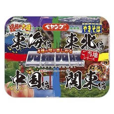Peyoung 日本地方系列四種四味炒麵 475g, 1盒
