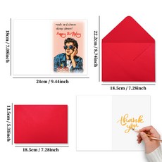 Happy Birthday 手寫留言卡片 生日快樂祝福賀卡 T02040044, 1個