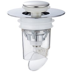 洗手盆按壓式彈跳濾芯 防蟲防臭排水過濾器