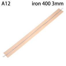 임펄스 실러 예비 수리 부품 키트 열 밀봉 스트립 교체 요소 가열 실링 머신, 1개, 2. iron 400 3mm