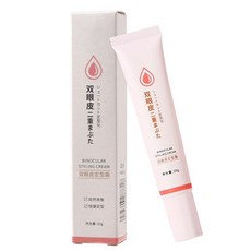 쌍꺼풀 스타일링 크림 쉐이핑 워터프루프 인비저블 더블 Y 스틱이 포함된 접이식 눈꺼풀 크림1PCS, 1PCS