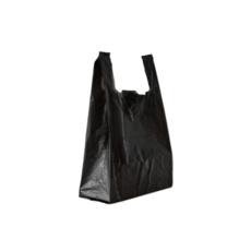 손잡이 마트 비닐봉투 검정 1호, 12L, 100개