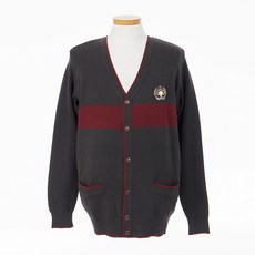 교복몰 와인배색라인 가디건 (광남고) 교복 가디건