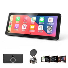 아마존평점4.5+ 미국출고 149444 애플 카플레이 및 안드로이드 오토용 9인치 HD 애플-카플레이Screen 미러 링크 음성 제어 음악 재생 GPS 네비게이션 백업