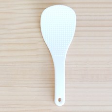베이직 기본 BPA FREE 밥주걱, 중, 1개, 흰색