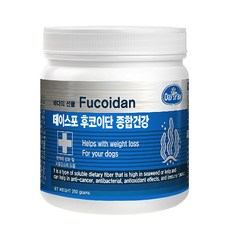 데이스포 후코이단 강아지 영양제 250g 관절 종합 피부 장 영양간식 면역력 간식, 01.후코이단 종합건강, 1개