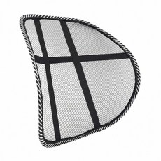 사무실 차량용 통풍 메쉬 의자 허리 등받이 똑템, 1개