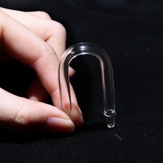 1/2/3구성 수족관 U자 강화 유리 호스 연결관 수조 튜브 어항 파이프, 3개