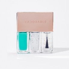 ADORABLE 持久透氣水性可剝式指甲油 (沁涼薄荷奇幻冒險) 5ml*3, 1個