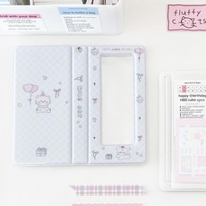 台灣出貨 卡冊 卡套 收納冊 原創芭蕾風蝴蝶結卡通人生四格卡包愛豆小卡卡冊追星收納冊, 新款四宮格跑步小狗相冊