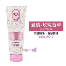 Bath & Body Works Aromatherapy 煥新森林 超保濕身體乳霜 226g, 1個, 乳霜玫瑰&香草(BBW-AC12)