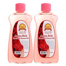 아로마리치 로즈 바디에센스 오일 로즈, 465ml, 2개